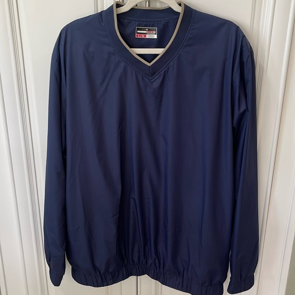 Grand Slam Other - Grand Slam men’s V neck Pullover blue Windbreaker jacket sweater size large